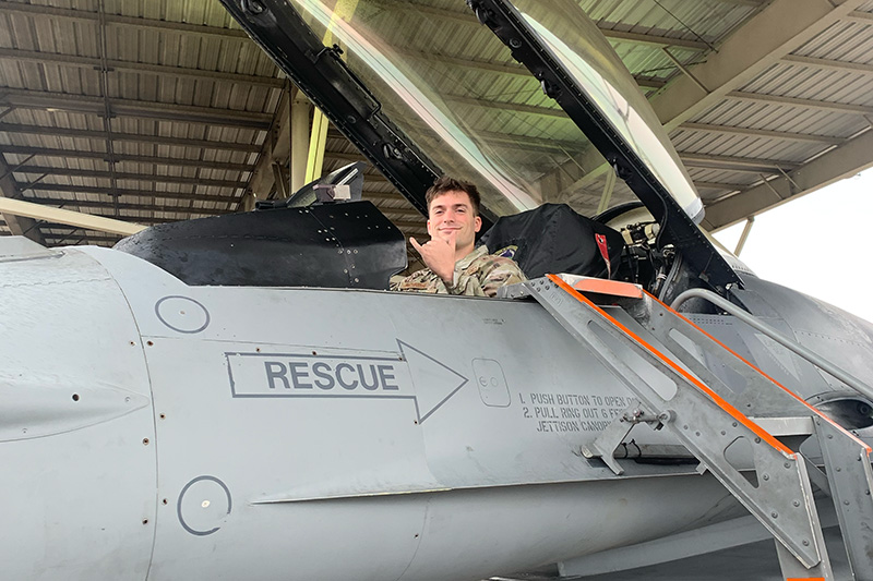 Kameron Manning earned numerous awards while leading high-level operations during his service in the United States Air Force.