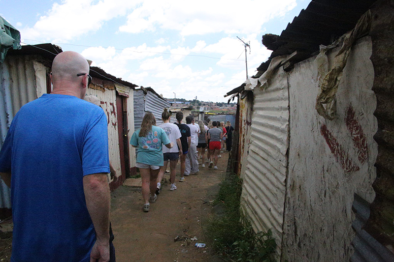 CHS students visited Soweto Township outside Johannesburg, former home to the late Nelson Mandela, and saw the lingering impacts of apartheid.