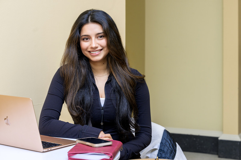 Kaitlyn Landaverde is glad that she stepped out of her comfort zone, joining lots of clubs, a sorority and finishing internships as an undergraduate student at UD.