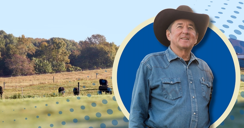 University of Delaware College of Agriculture and Natural Resources (CANR) distinguished alumnus Dennis Byrne helped start CANR’s Angus cattle herd in 1995. Byrne’s recent donation of semen from a bull in his family’s herd will help to improve the genetics of the college’s Angus cattle herd.