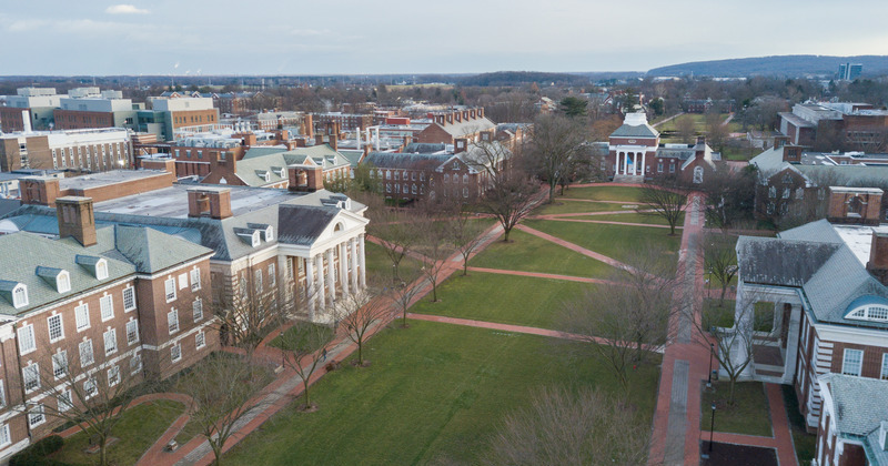 Aerial view of The Green