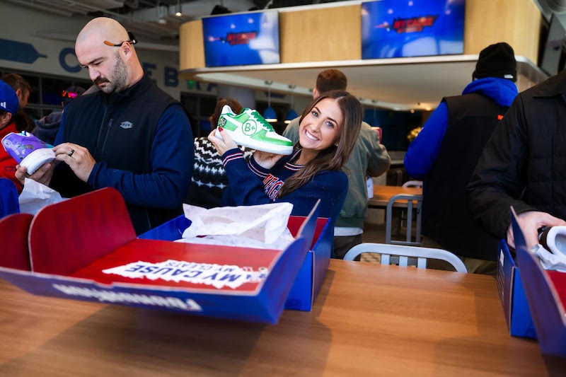 Konspore, who helped raise millions of dollars to fight pediatric cancer while an undergraduate, has brought her passion to the NFL. As part of the league’s My Cause, My Cleats initiative, she wore custom sneakers on the field to support the B+ Foundation during a game against the Giants this season.