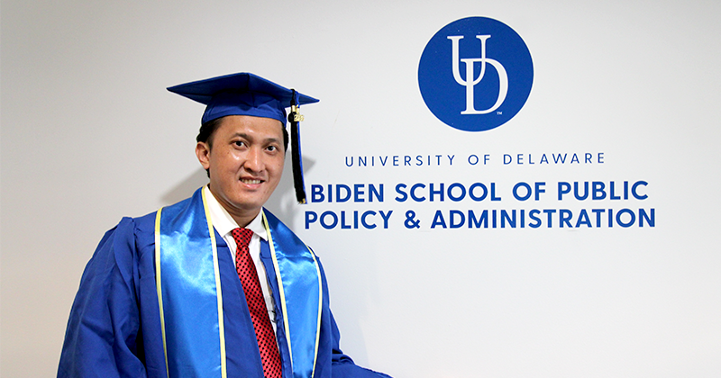 Gema Otheliansyah, a Fulbright Scholar from Indonesia who graduated this May with a Master of Public Administration (MPA), arrived at the Biden School with a background in government finance and a desire to learn how to create policy for the underprivileged. 