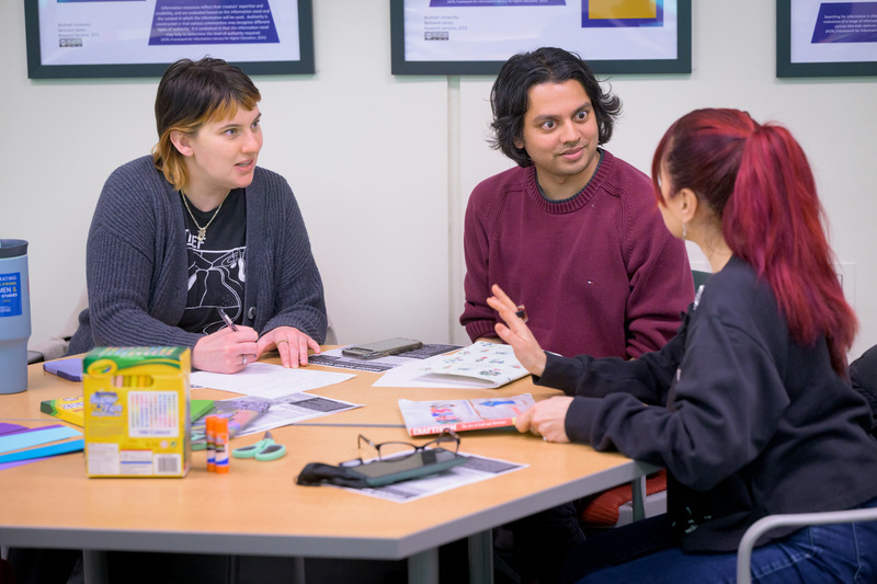 UD students participating in the Craftivism — The Intersection of Craft and Activism: A Hands-on Workshop.