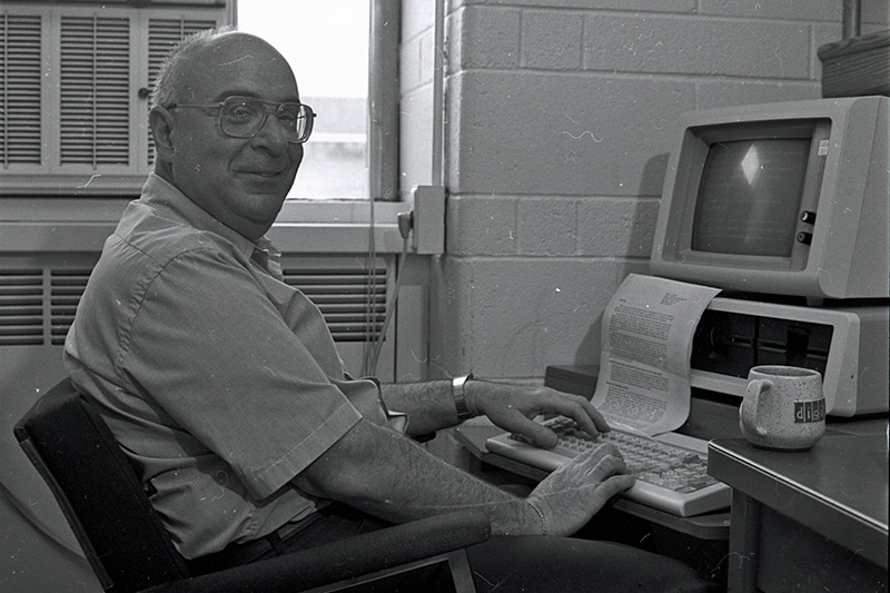 Mr. Farber at UD in 1983.