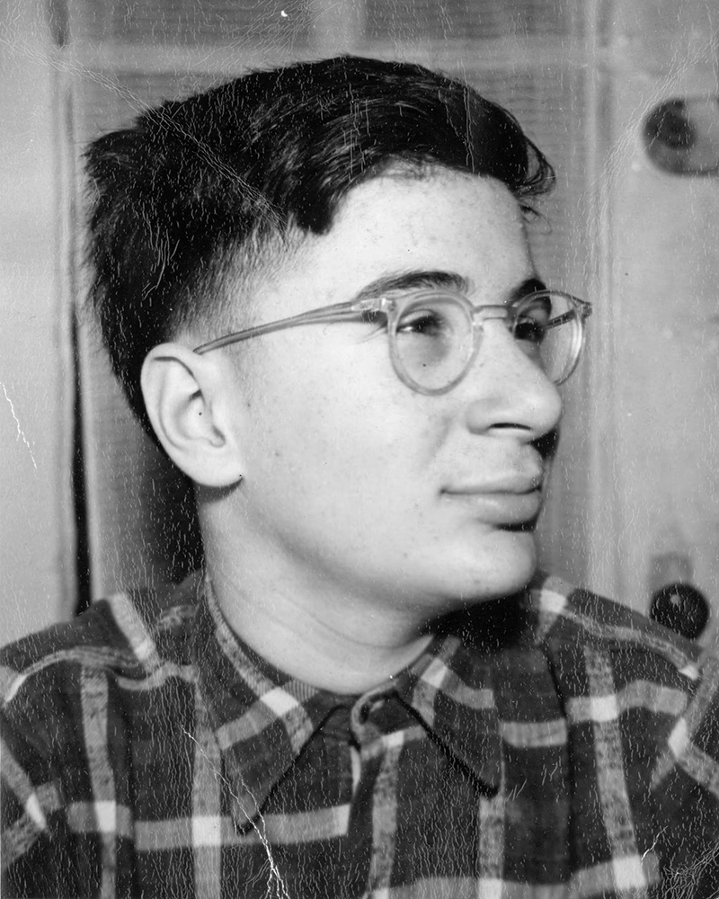 Mr. Farber as a young man.