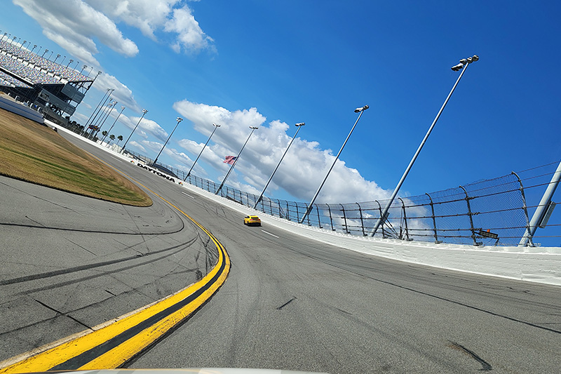 Steve Timmins took this image from inside a BMW M4 Competition during a hot lap. 