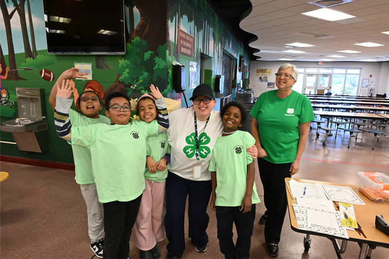 4-H youth discover the joy of learning at the afterschool program in Milford, Delaware.