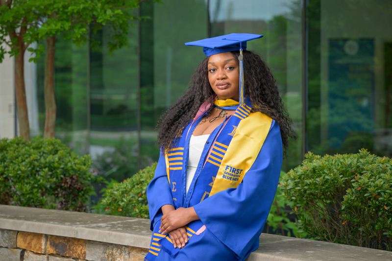 Maizie Mensah, a senior majoring in interdisciplinary studies in medical and molecular sciences, will walk across the College of Health Sciences Convocation stage after recovering from Guillain-Barré Syndrome. 