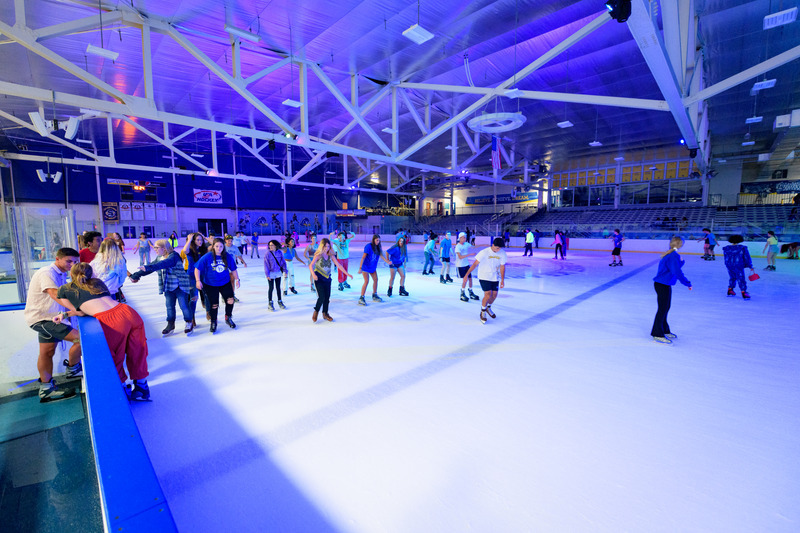 Ice skating at the Fred Rust ice arena