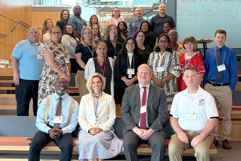 Thanks to centers like UD’s Delaware Center for Civics Education (DCCE), civics lessons are becoming a powerful tool to improve statewide literacy and comprehension. Through professional development programs such as DCCE’s flagship program, the Democracy Project Summer Institute and the new Literacy for We the People Summer Institute (LWTP), DCCE has partnered with the state to train up to 500 educators in the art of civic instruction. 