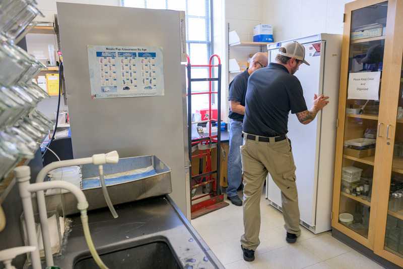 New freezers can use one-quarter to one-sixth of the energy of older units. The project is expected to save 257,000 kilowatt hours annually — the equivalent of the electricity used to power 24 homes. 