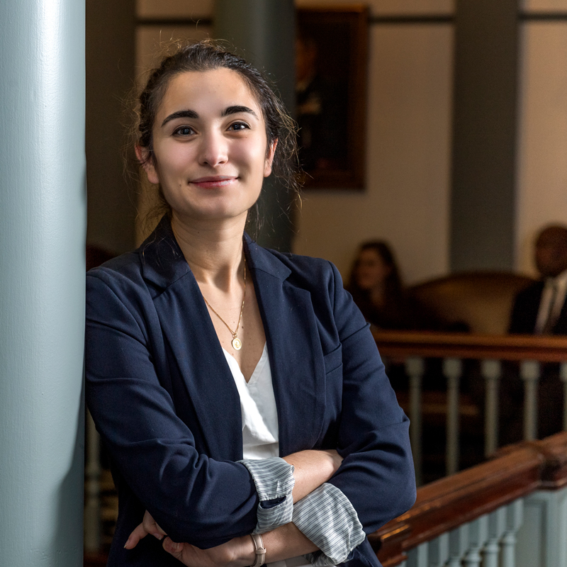 Graciela Rayome (BA Public Policy '20) is conducting research for the Delaware Healthcare Association as an Undergraduate Healthcare Policy Researcher. Her research includes legislative monitoring, literature reviews of best practices, database management, communications, and member relations.  She also works with her DHA supervisor Christina Crooks Bryan who is helping Graciela on the research. 