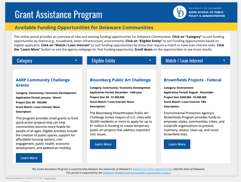 Image preview of ​The Funding Opportunities Portal​