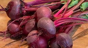 a photo of beets on a table