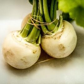 A bunch of turnips