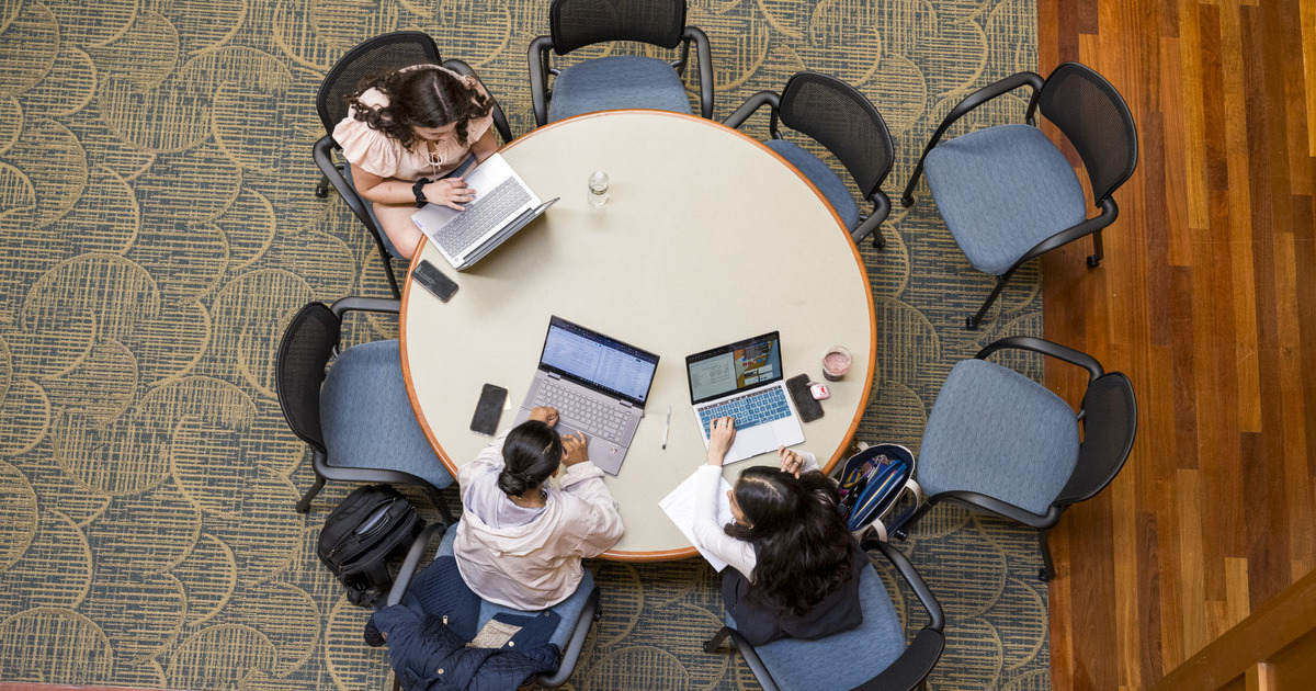 Students all over campus start studying for finals in advance of reading day.
