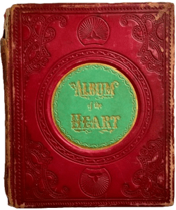 Emerald green leather onlay from the WUDPAC Study Collection.