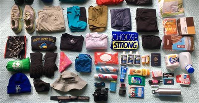 Packing light for Plastino Scholar Travels