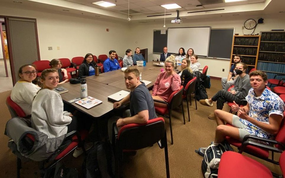 Group photo of students in ​Phi Alpha Theta