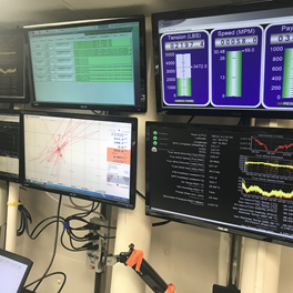 Lab equipment aboard the RV Atlantic Explorer at the Bermuda Atlantic Time Series station.