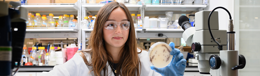Microbiology student