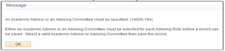 blank row error