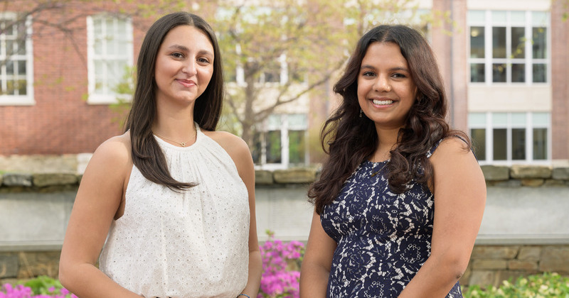 UD student UDAA award winners pose. 