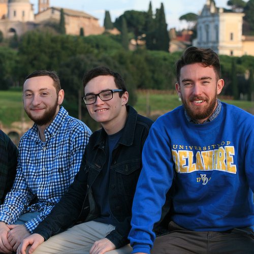 Students studying abroad