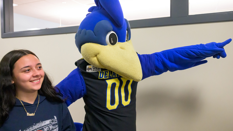 YouDee points the way for a student