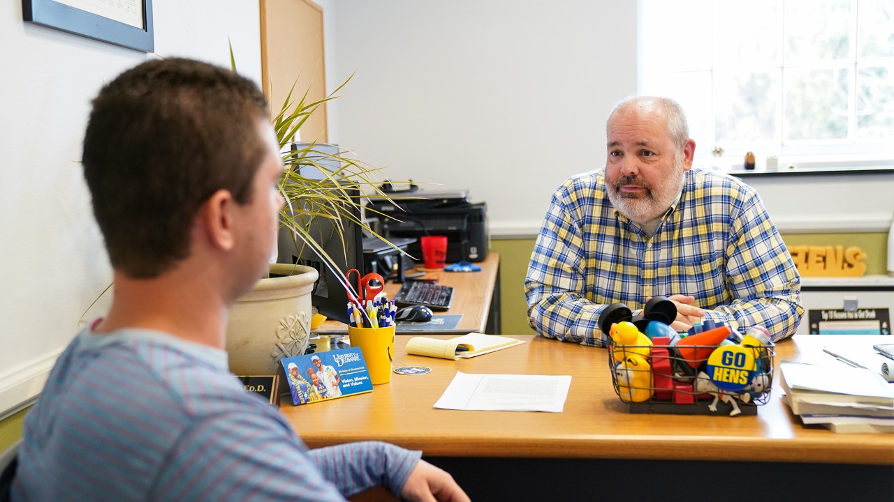 Student consults with Community Standards & Conflict Resolution staff