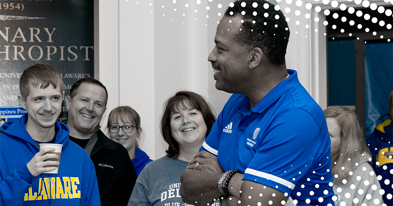 UD officials, students and families interact at Parents and Family Weekend 2019