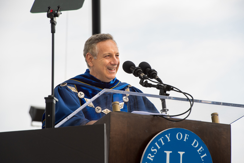 Class of 2021 commencement ceremony for students in the College of Arts and Sciences. Presided over by University of Delaware  President Dennis Assanis and John Pelesko, Dean of the College of Arts and Sciences, and held in Delaware Stadium on May 28th, 2021.