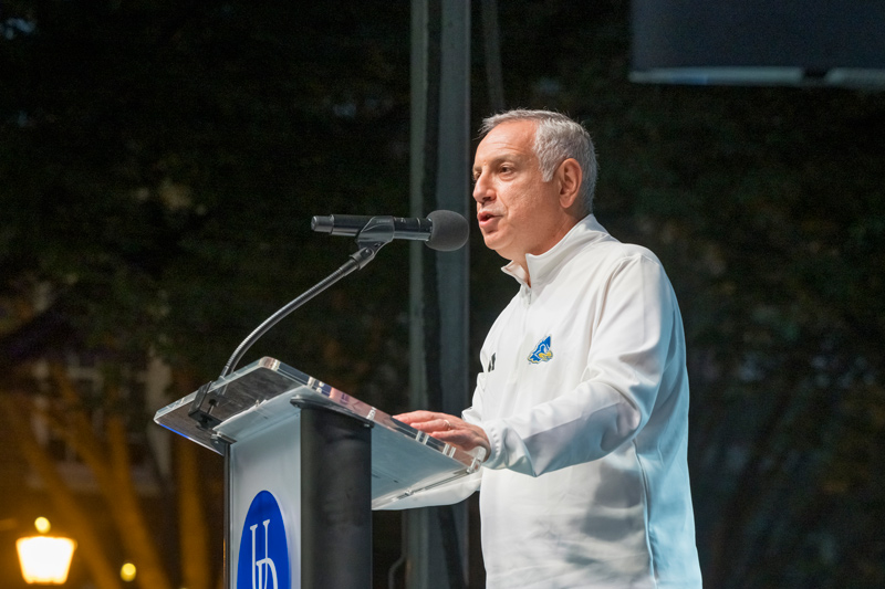 Assanis encouraged students to reach out to people from different cultures and belief systems. “We want our community to reflect the full breadth of the human experience,” he said. “We believe that when everyone has the opportunity to contribute, then we as a community are stronger and more resilient.”