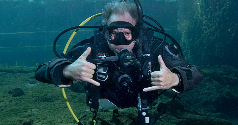 Michael Birns, the diving dafety officer for the College of Earth, Ocean and Environment and the scuba instructor for the School of Marine Science and Policy, is helping to expand the scuba program and increase collaborations across the University and beyond. Birns has been scuba diving since he was 10, and said he is a firm believer that scuba diving can be life-changing. 
