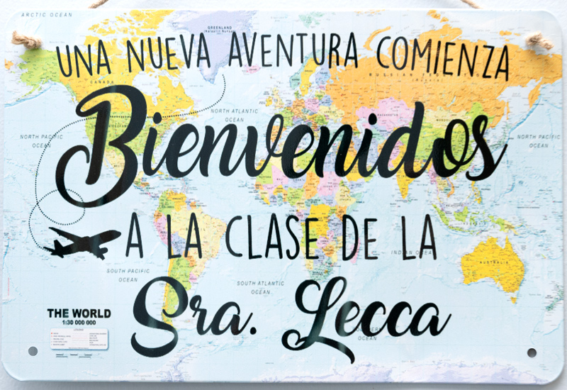 Map in Spanish
