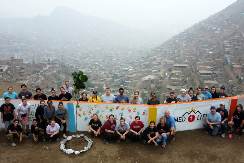 Three medical diagnostic pre-physician assistant majors accompany Arcadia University physician assistant students on a weeklong medical mission trip to Peru, hosted by MEDLIFE. 
