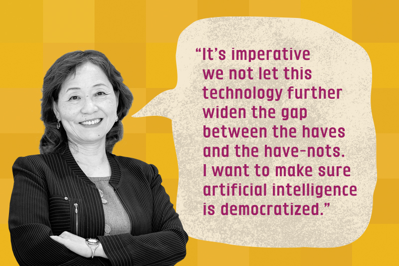 Cathy Wu, director of UD's Data Science Institute 