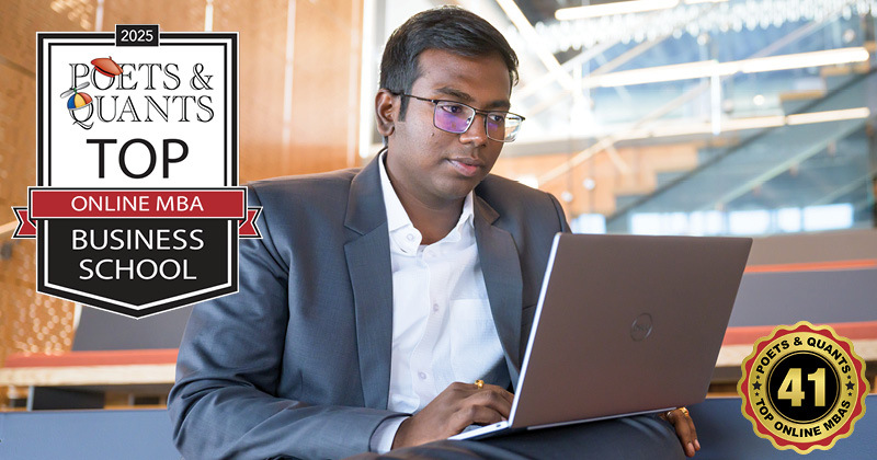 Online MBA program moves up to No. 41 in Poets&Quants 2025 rankings