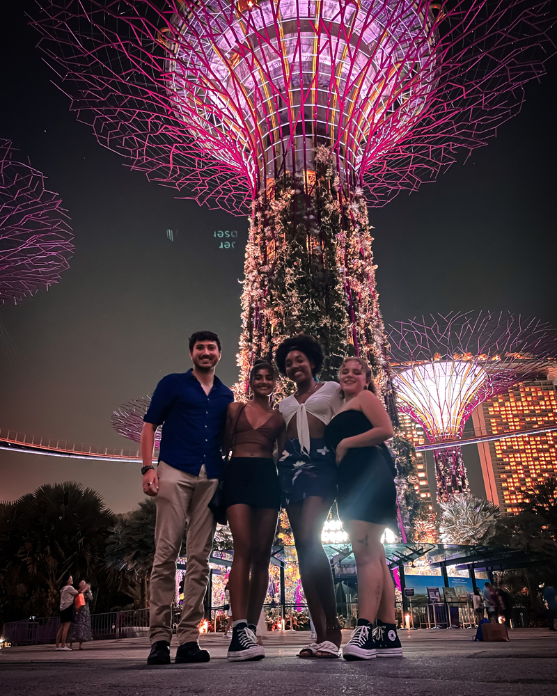 Michael Eckerle (left) valued the separate class and internship segments, which left some time free to enjoy cultural experiences. 