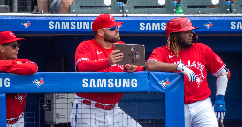 Schneider in the dugout