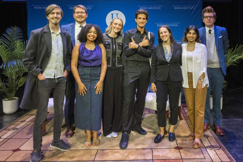 Much like Schlossberg and his work mobilizing young adults, the SNF Ithaca Student Leaders (pictured above) are stewards of civil discourse and democracy.