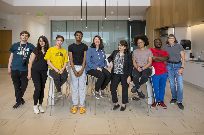 Dr. Biswas-Fiss and her students