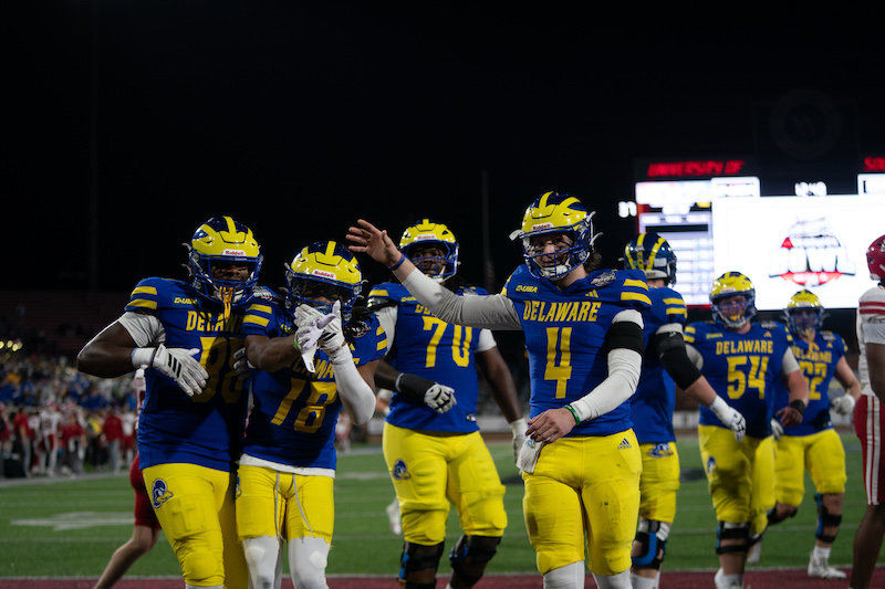 Delaware became the second team all-time to win a bowl game in its first FBS season.