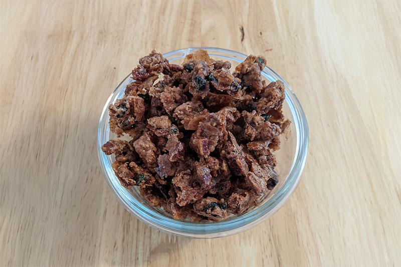 Michael Crossley made candied Japanese beetles using insects collected from his garden. 