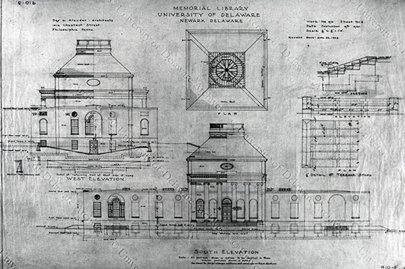 Building renderings by architects Day and Klauder.  