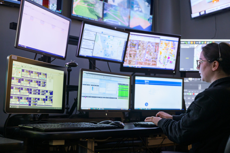 Staffed 24 hours a day, seven days a week, for 365 days each year, the UD Police call center maintains a standard of dispatching in less than two minutes for all emergency calls received.