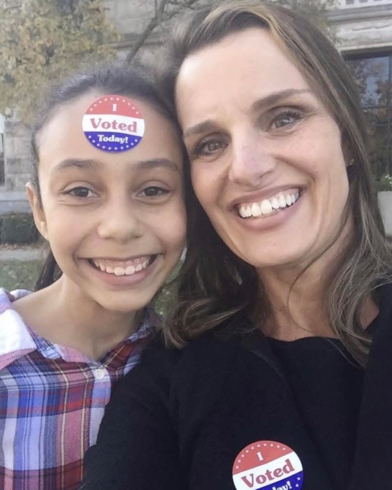 In 2016, an 11-year old Troncoso accompanied her mother to the polls. The two share a passion for public service, and fair and accessible access to the electoral process. 