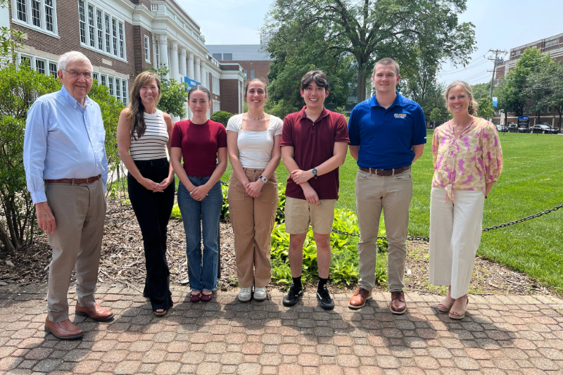 “Local government offers students the opportunity to be immersed in issues that touch the lives of Delaware residents…” said Lisa Moreland Allred, who manages the program alongside Julia O’Hanlon. (From left to right: Jerome R. Lewis, Lisa Moreland Allred, Gillian Klemas, Sasha Altman, Ray Kalmanowitz, Chase Barnes and Julia O’Hanlon. 