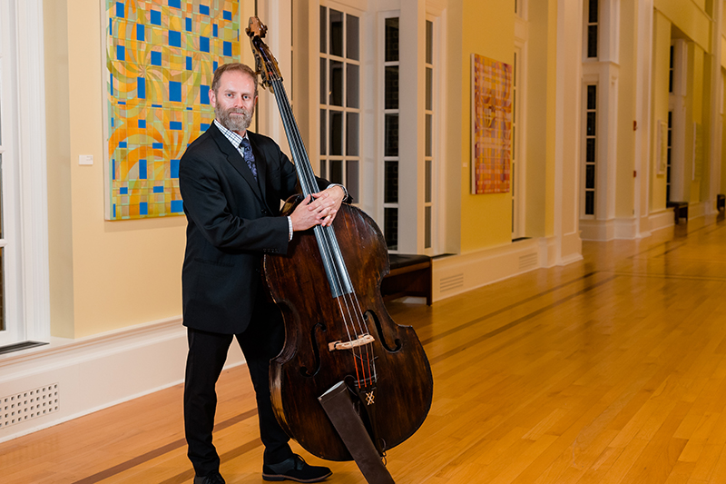 Brown is an associate professor of string bass and jazz, as well as a member of UD’s Faculty Jazz Ensemble in the School of Music.
